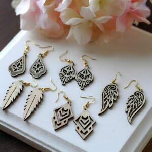 Natural Wooden Earrings