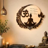 Buddha Meditation Wooden Wall Art